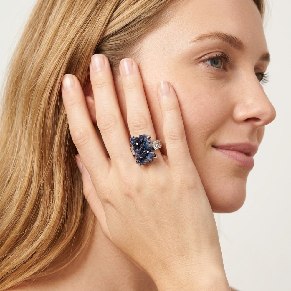 Deep Sapphire Ring