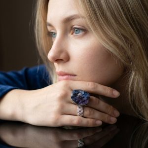 Midnight Bloom Ring