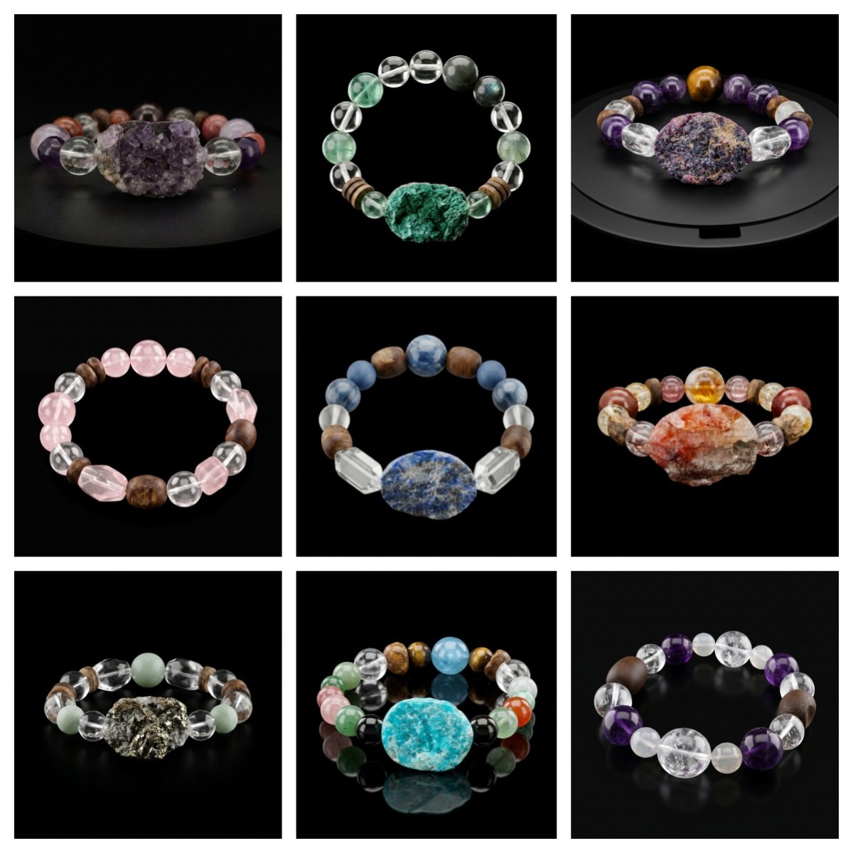 Natural stone bracelets