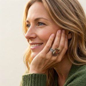 Silver Lotus Ring