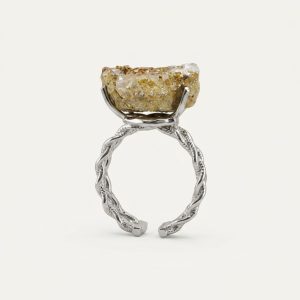 Silver Lotus Ring